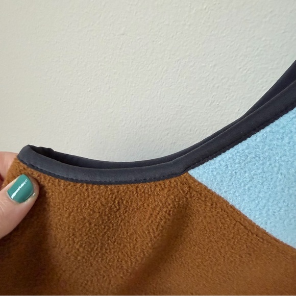 Patagonia Synchilla Color-block Fleece Snap-T Women’s Vest Size L - Picture 8 of 11